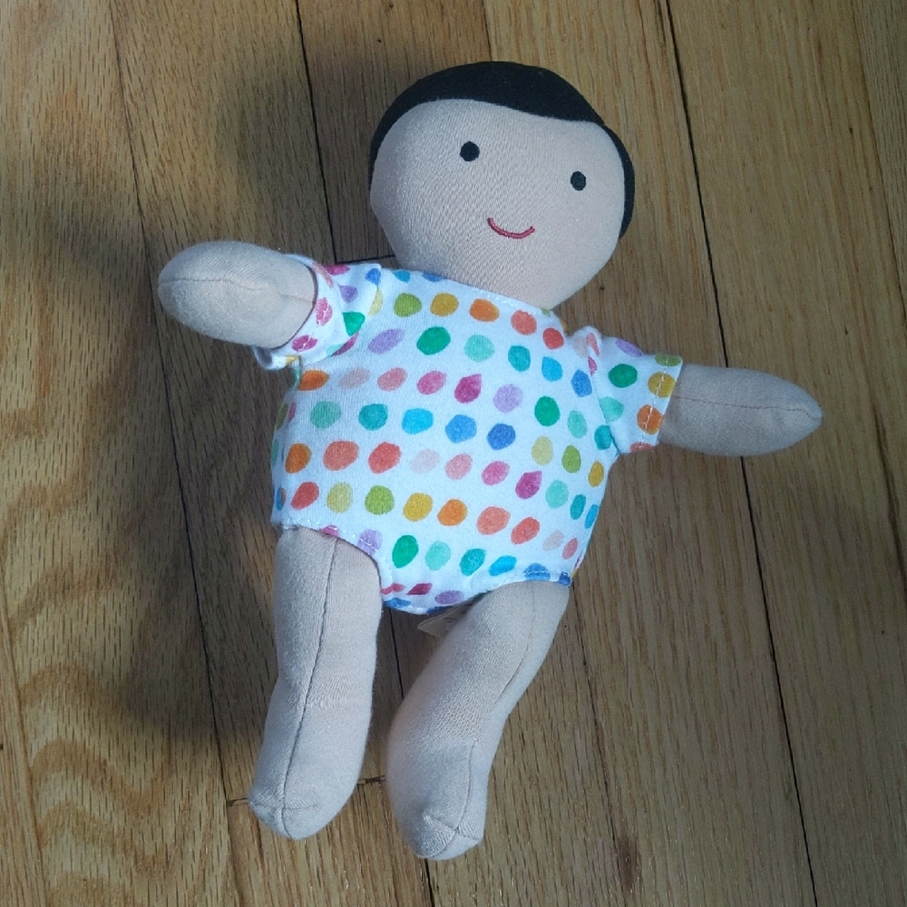 lovevery organic cotton baby doll